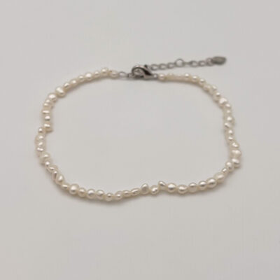 Bracelet de cheville - Chevillière - Perle baroque - Petite perle -