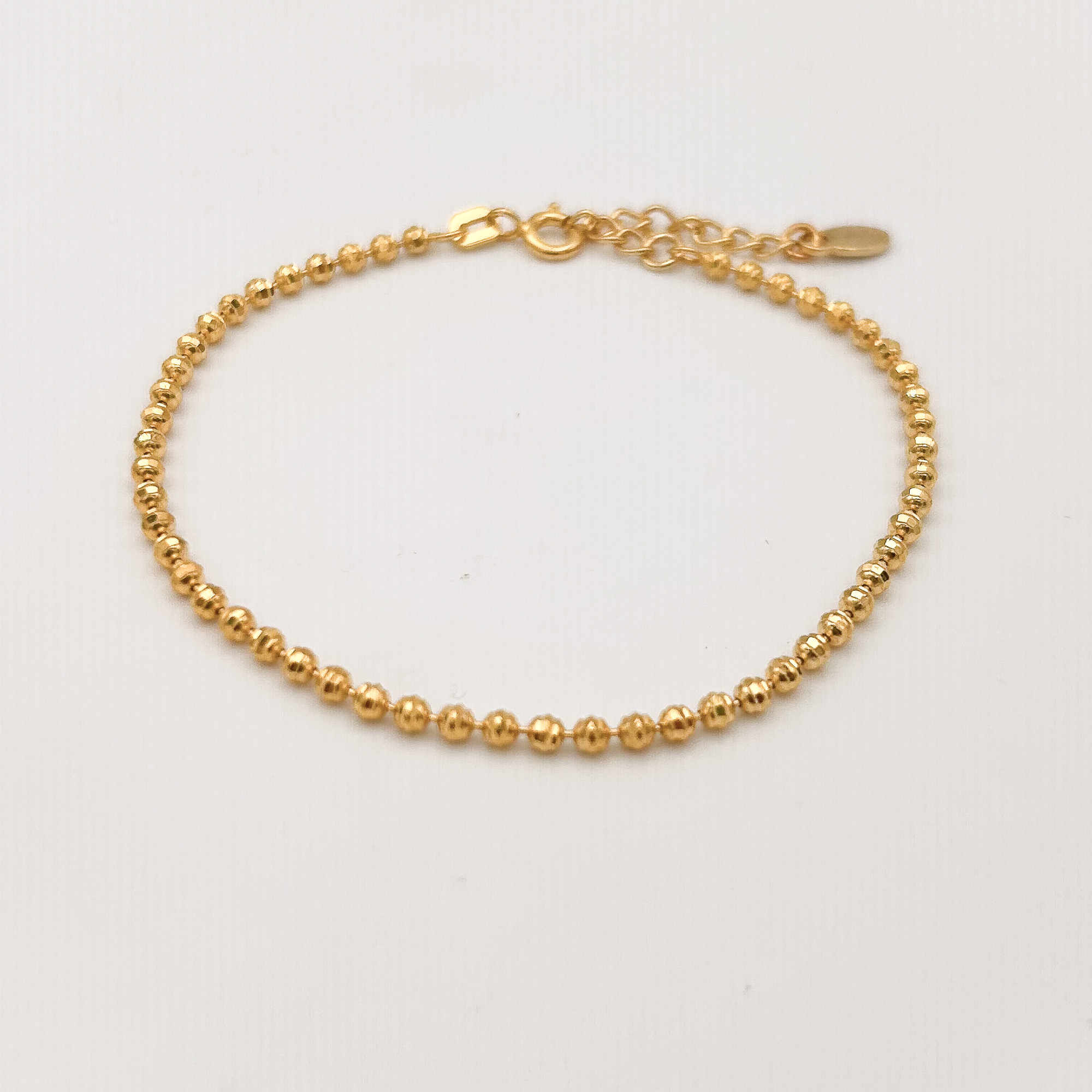 Bracelet - Argent 925 - Bracelet plaqué OR - bracelet boules