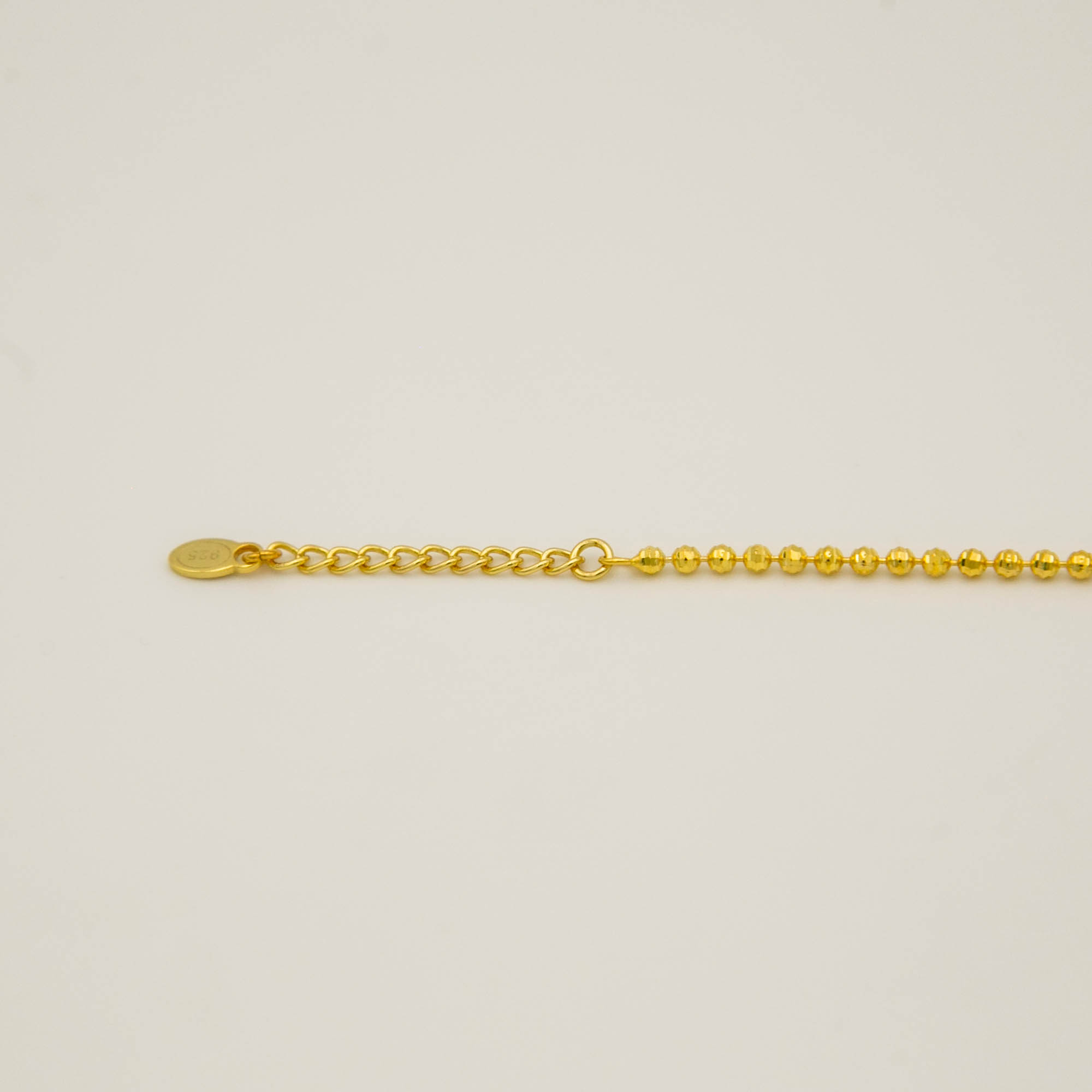 Bracelet - Argent 925 - Bracelet plaqué OR - bracelet boules – Image 3