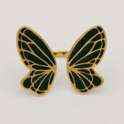 Bague - Papillon - noir - Good After Nine