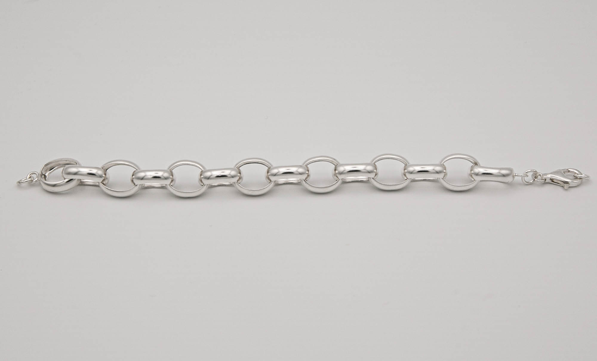 Bracelet - Gourmette - Bracelet grosse maille - Argent 925 - Maille Jaseron – Image 5